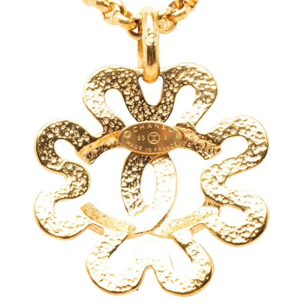 CHANEL Gold Logo Necklace - Picture 3 of 6